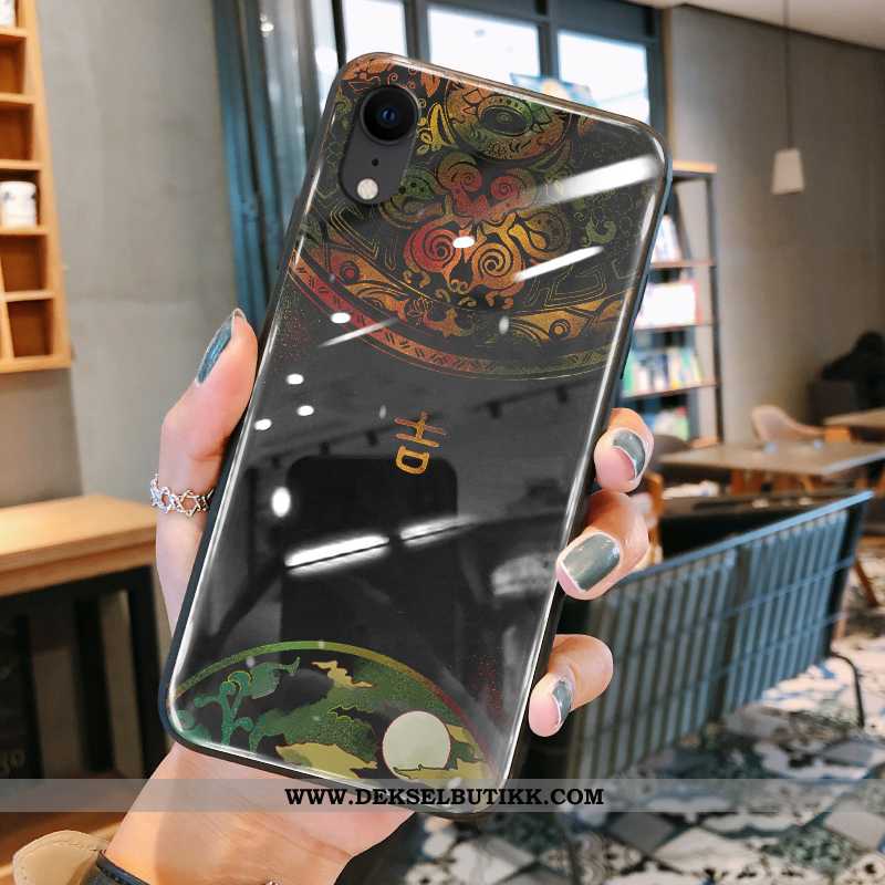 Etui iPhone Xr Glass Rød Kinesisk Stil Totem, Deksel iPhone Xr Silikon Tilbud