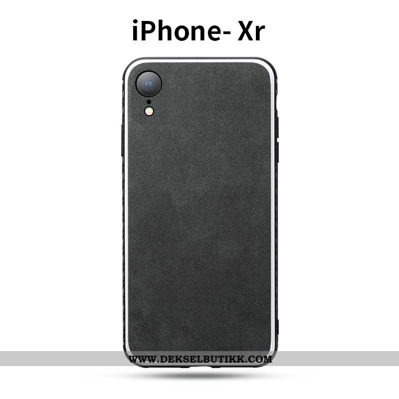 Etui iPhone Xr Mønster Rød Nubuck Alt Inkludert, Deksel iPhone Xr Trend Rabatt