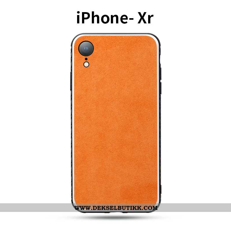 Etui iPhone Xr Mønster Rød Nubuck Alt Inkludert, Deksel iPhone Xr Trend Rabatt