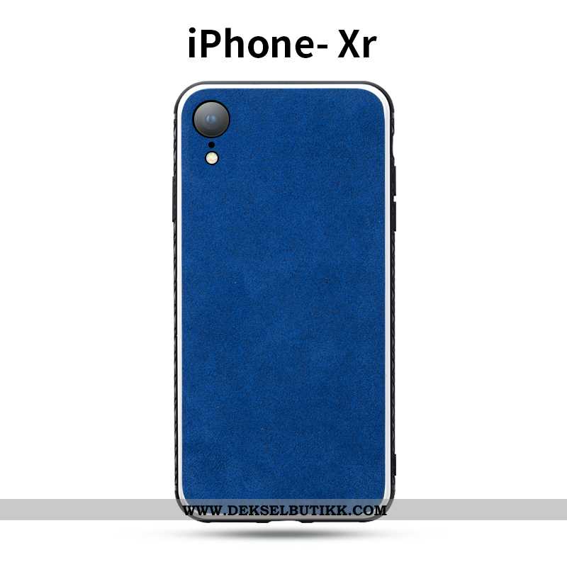 Etui iPhone Xr Mønster Rød Nubuck Alt Inkludert, Deksel iPhone Xr Trend Rabatt