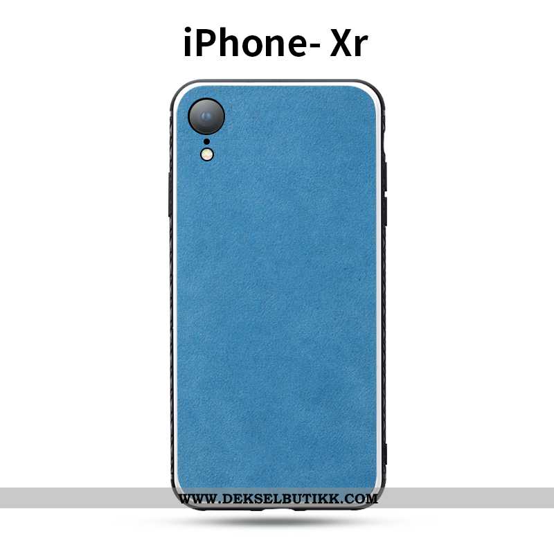 Etui iPhone Xr Mønster Rød Nubuck Alt Inkludert, Deksel iPhone Xr Trend Rabatt