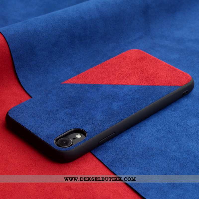 Etui iPhone Xr Skinndeksel Alt Inkludert Anti-fall Semsket Blå, Deksel iPhone Xr Kreativ Rabatt