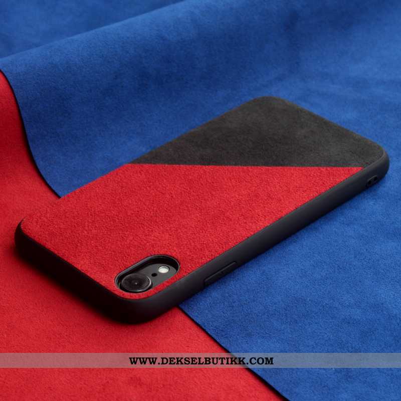 Etui iPhone Xr Skinndeksel Alt Inkludert Anti-fall Semsket Blå, Deksel iPhone Xr Kreativ Rabatt