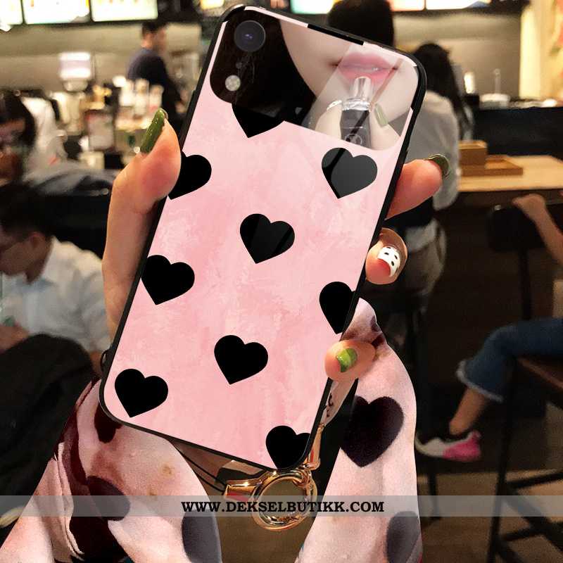 Etui iPhone Xr Trend Enkel Deksel Rosa, iPhone Xr Glass Billige