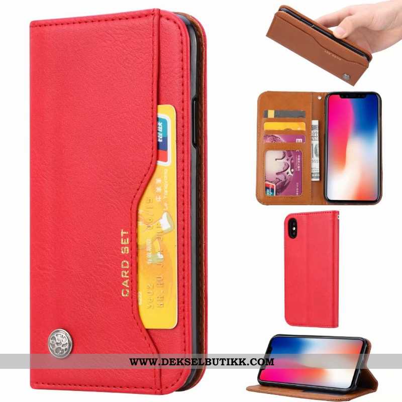 Etui iPhone Xs Max Beskyttelse Anti-fall Nye Brun, Deksel iPhone Xs Max Skinndeksel Billige