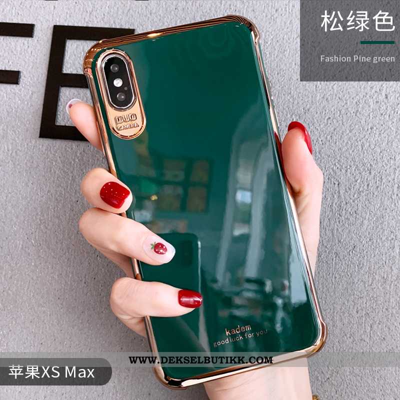 Etui iPhone Xs Max Kreativ High End Mobiltelefon Alt Inkludert Grønn, Deksel iPhone Xs Max Trend Bil