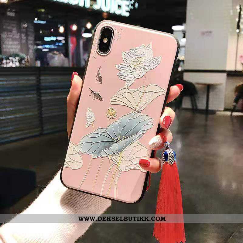 Etui iPhone Xs Max Trend Alt Inkludert Nye High End Rosa, Deksel iPhone Xs Max Myke Butikk