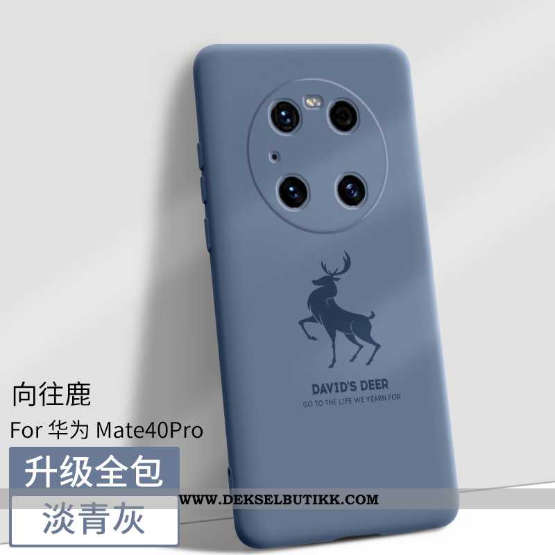 Deksel Huawei Mate 40 Pro Beskyttelse Nye Etui Anti-fall Blå, Huawei Mate 40 Pro Silikon På Nett