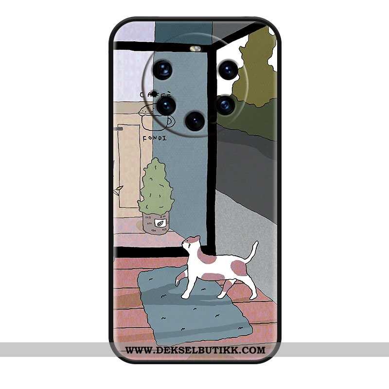 Deksel Huawei Mate 40 Pro+ Silikon Cartoon Vakker Hengende Ornamenter Grønn, Etui Huawei Mate 40 Pro