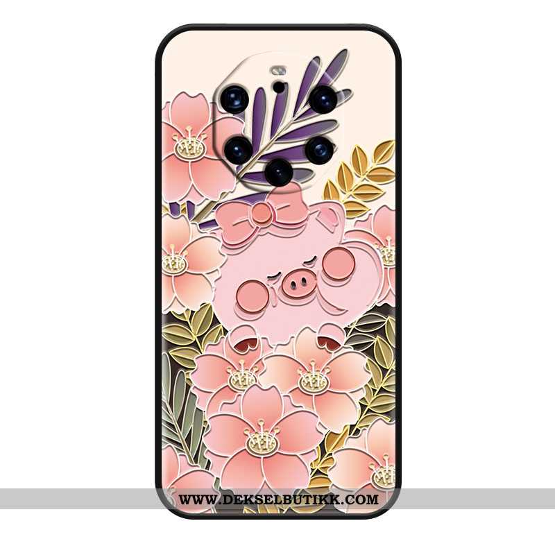 Deksel Huawei Mate 40 Rs Relieff Beskyttelse Lovers Etui Rosa, Huawei Mate 40 Rs Cartoon Tilbud