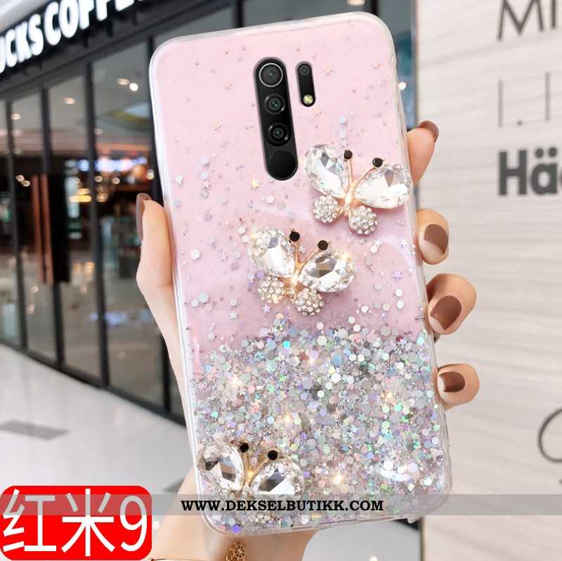 Deksel Xiaomi Redmi 9 Beskyttelse Anti-fall Rosa Myke, Etui Xiaomi Redmi 9 Luksus Salg