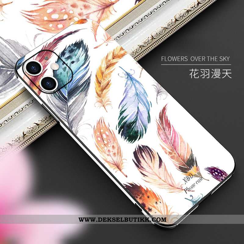 Deksel iPhone 12 Mini Tynne Farge Nye Anti-fall, Etui iPhone 12 Mini Glass Tilbud