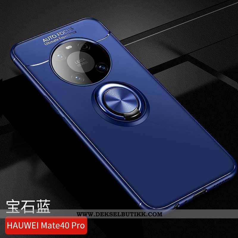 Etui Huawei Mate 40 Pro Ultra Trend Anti-fall Magnetisk Svart, Deksel Huawei Mate 40 Pro Tynne Til S