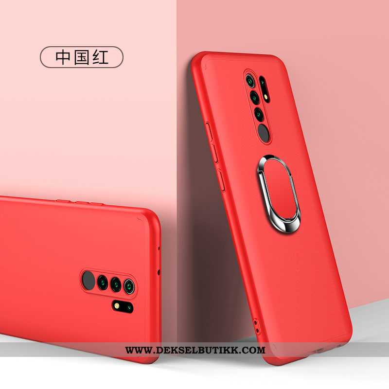 Etui Xiaomi Redmi 9 Av Personlighet Tynne Nubuck Ultra Rød, Deksel Xiaomi Redmi 9 Kreativ Billige