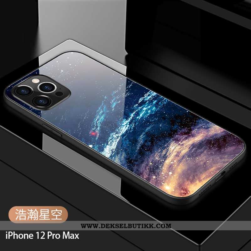 Etui iPhone 12 Pro Max Kreativ Stjernehimmel Mørkblå Mørkeblå, Deksel iPhone 12 Pro Max Trend Salg