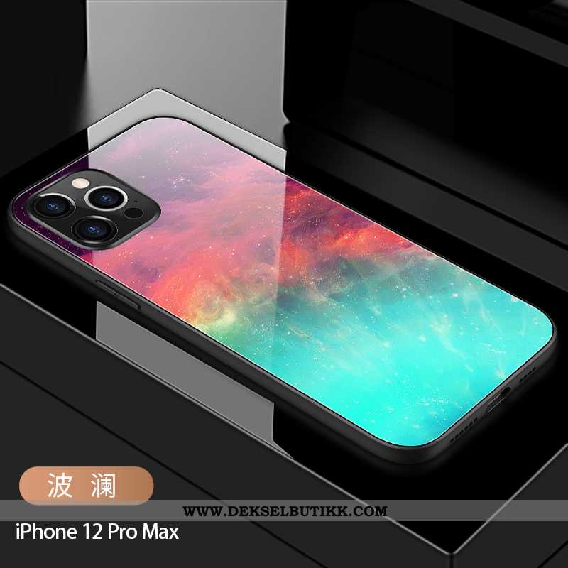 Etui iPhone 12 Pro Max Kreativ Stjernehimmel Mørkblå Mørkeblå, Deksel iPhone 12 Pro Max Trend Salg