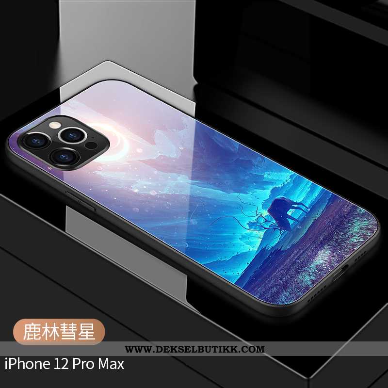 Etui iPhone 12 Pro Max Kreativ Stjernehimmel Mørkblå Mørkeblå, Deksel iPhone 12 Pro Max Trend Salg