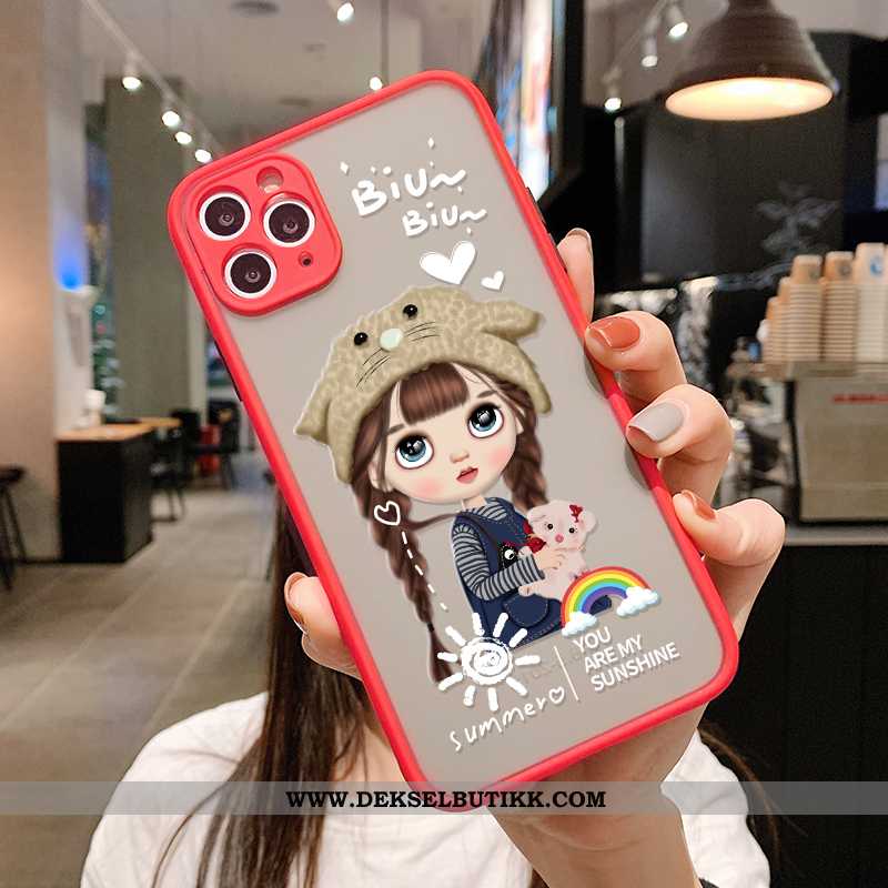 Etui iPhone 12 Pro Trend Alt Inkludert Cartoon Rød, Deksel iPhone 12 Pro Nubuck Billig