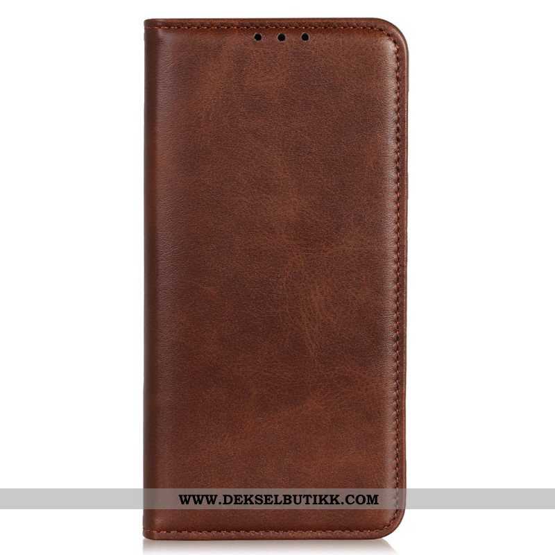 Beskyttelse Deksel Til Moto G73 5G Folio Deksel Elegance Split Leather