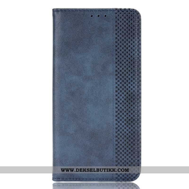 Beskyttelse Deksel Til Samsung Galaxy A13 5G / A04s Folio Deksel Stilisert Vintage Skinneffekt