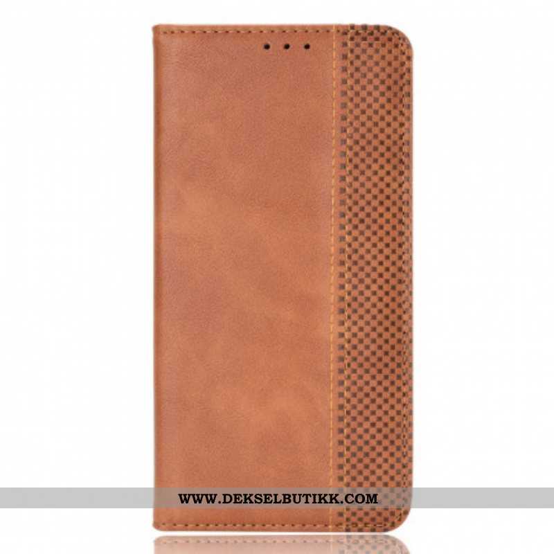 Beskyttelse Deksel Til Samsung Galaxy A52 4G / A52 5G / A52s 5G Folio Deksel Stilisert Vintage Skinn