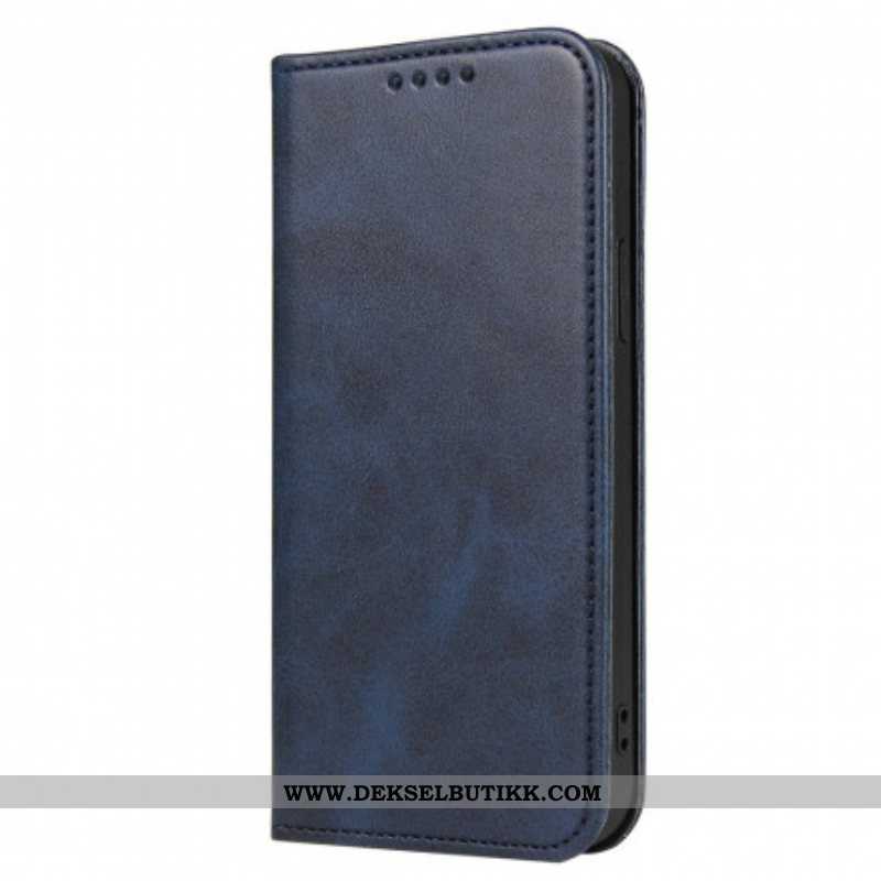 Beskyttelse Deksel Til Samsung Galaxy S21 Ultra 5G Folio Deksel Skinneffekt Business Style Plus