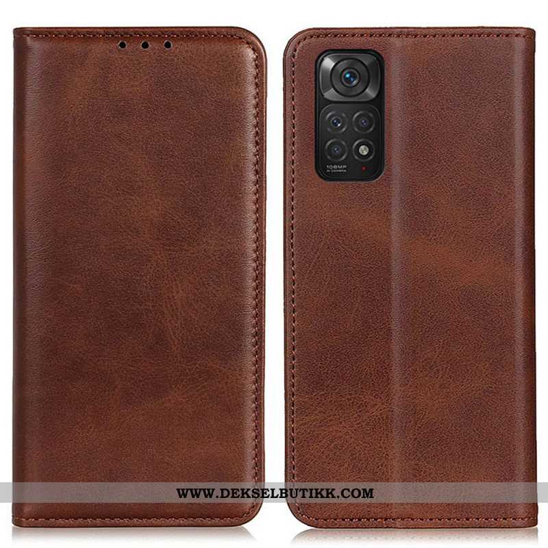 Beskyttelse Deksel Til Xiaomi Redmi Note 11 / 11S Folio Deksel Elegance Split Leather