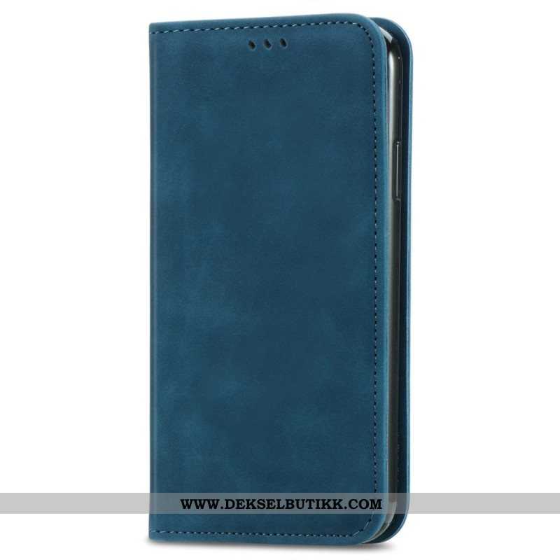 Beskyttelse Deksel Til Xiaomi Redmi Note 11 / 11S Folio Deksel Vintage Skinneffekt