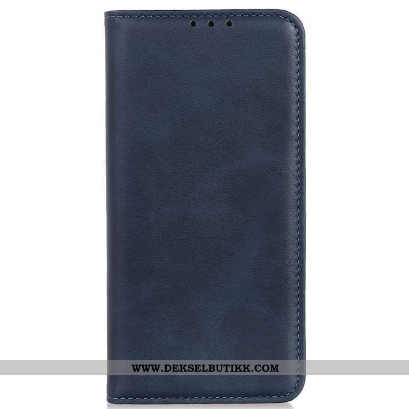 Beskyttelse Deksel Til iPhone 14 Folio Deksel Elegance Split Leather