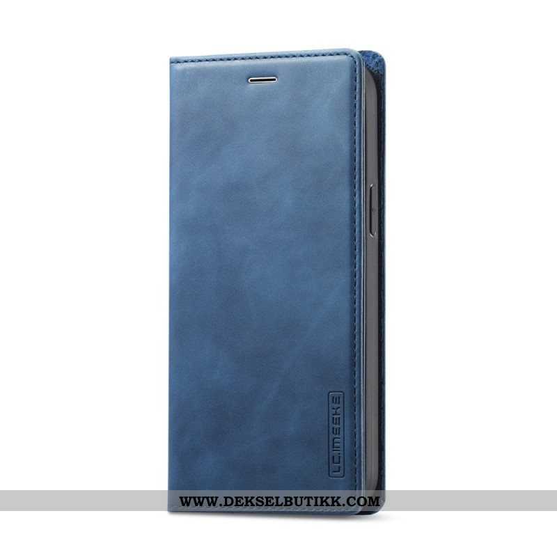 Beskyttelse Deksel Til iPhone 14 Plus Folio Deksel Faux Leather Lc.imeeke