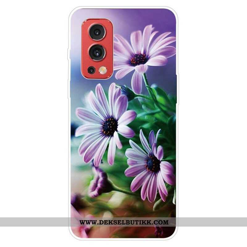 Deksel Til OnePlus Nord 2 5G Realistiske Blomster