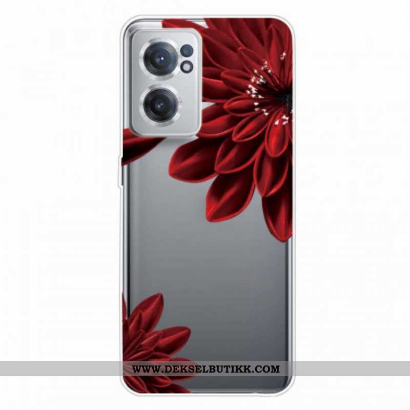 Deksel Til OnePlus Nord CE 2 5G Scarlet Blomst