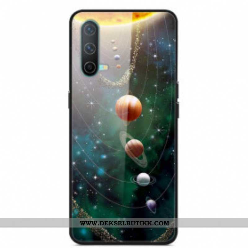 Deksel Til OnePlus Nord CE 5G Solar System Planet Herdet Glass