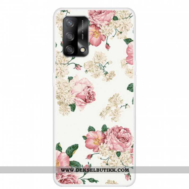 Deksel Til Oppo A74 4G Liberty Blomster