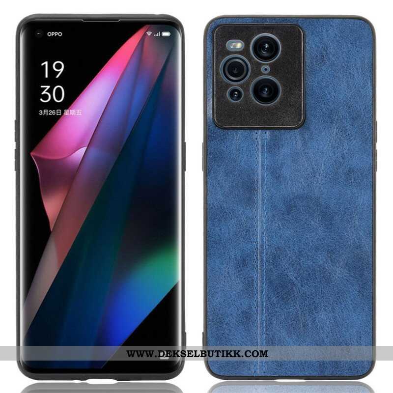 Deksel Til Oppo Find X3 Pro Couture Skinneffekt