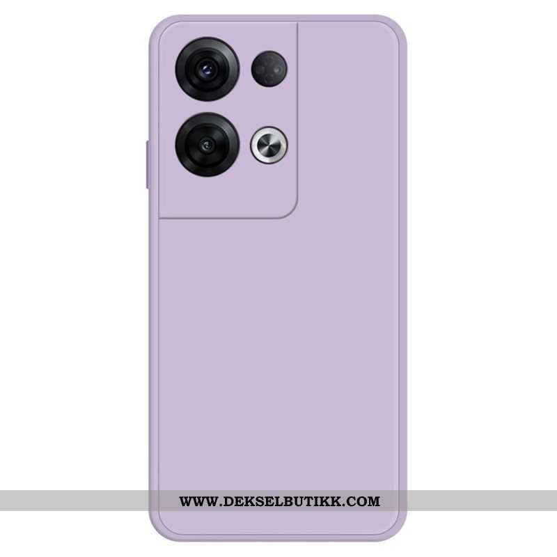 Deksel Til Oppo Reno 8 Pro Silikon Mikrofiber Interiør