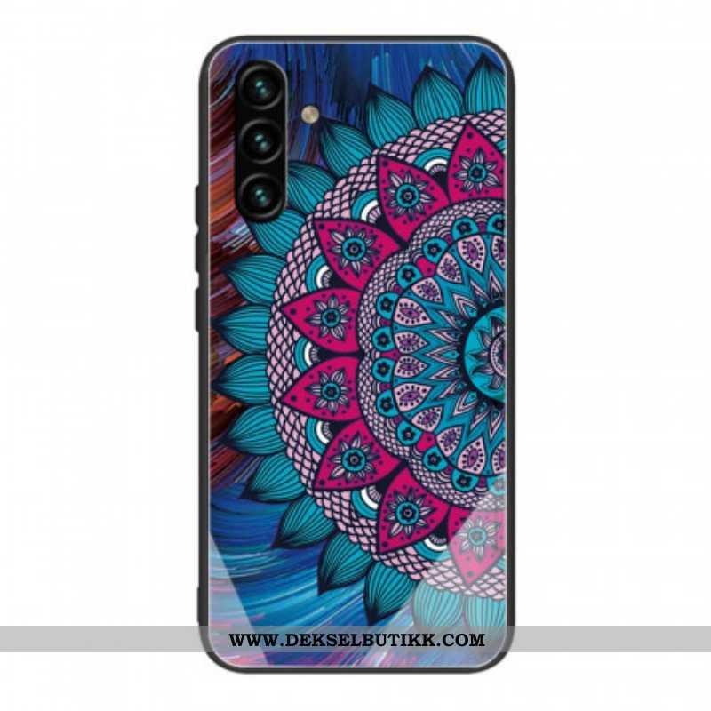 Deksel Til Samsung Galaxy A13 5G / A04s Mandala Herdet Glass