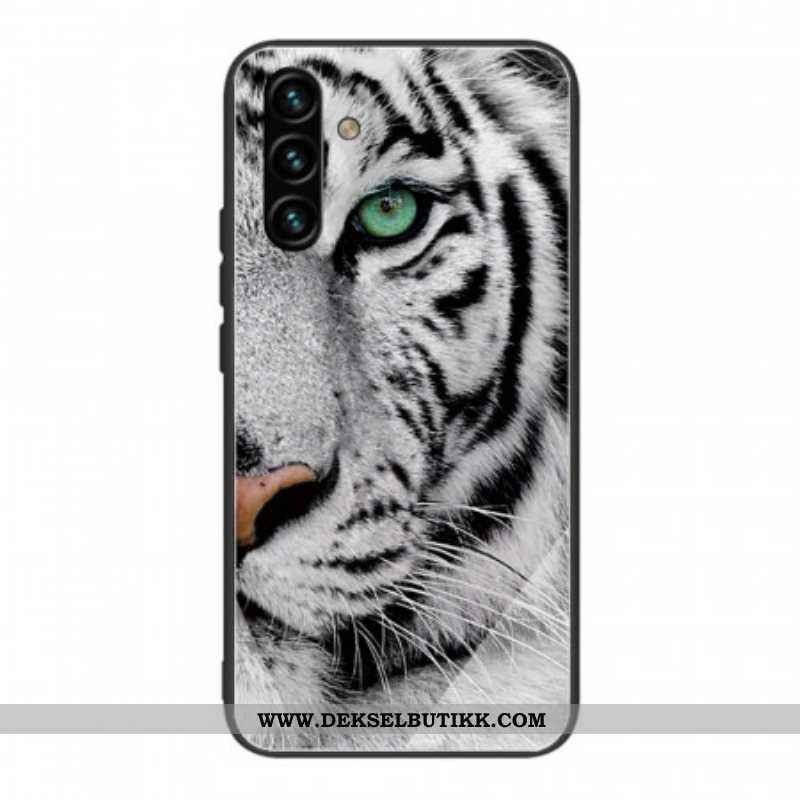 Deksel Til Samsung Galaxy A13 5G / A04s Tiger Herdet Glass