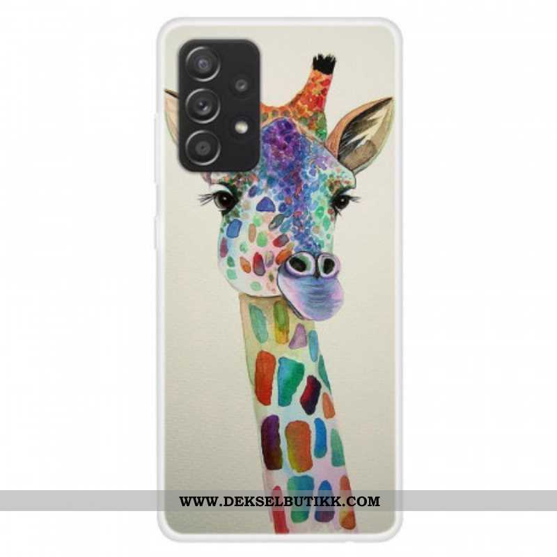 Deksel Til Samsung Galaxy A13 Fargerik Giraff