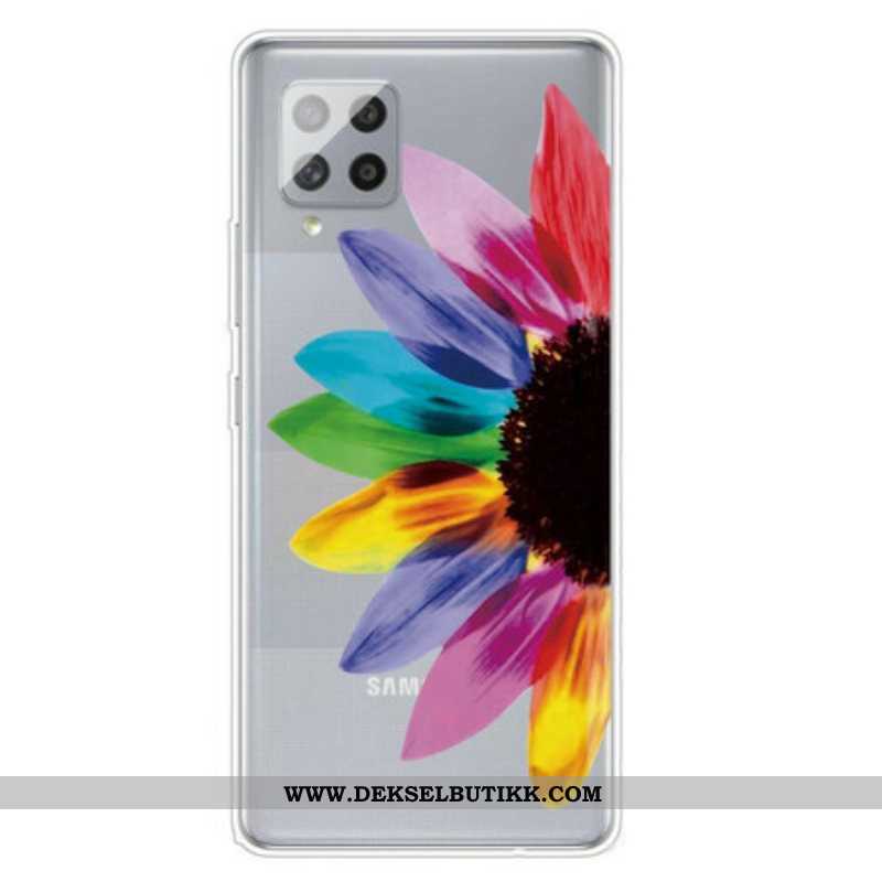 Deksel Til Samsung Galaxy A42 5G Fargerik Blomst