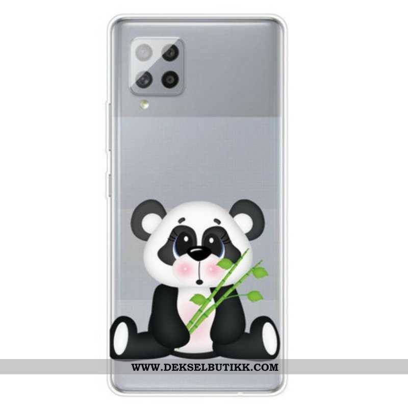 Deksel Til Samsung Galaxy A42 5G Sømløs Sad Panda