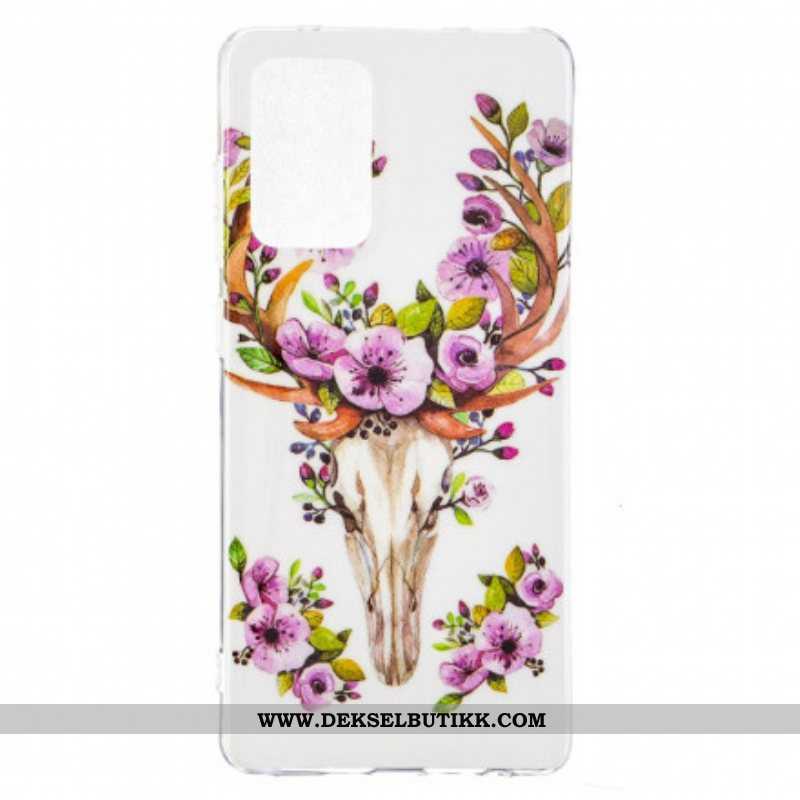 Deksel Til Samsung Galaxy A52 4G / A52 5G / A52s 5G Fluorescerende Majestic Deer