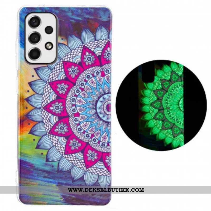 Deksel Til Samsung Galaxy A53 5G Fluorescerende Fargerik Mandala