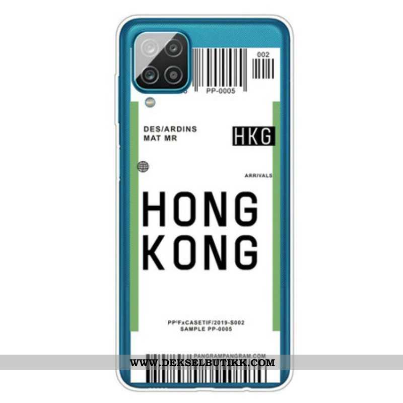 Deksel Til Samsung Galaxy M12 / A12 Boardingkort Til Hong Kong