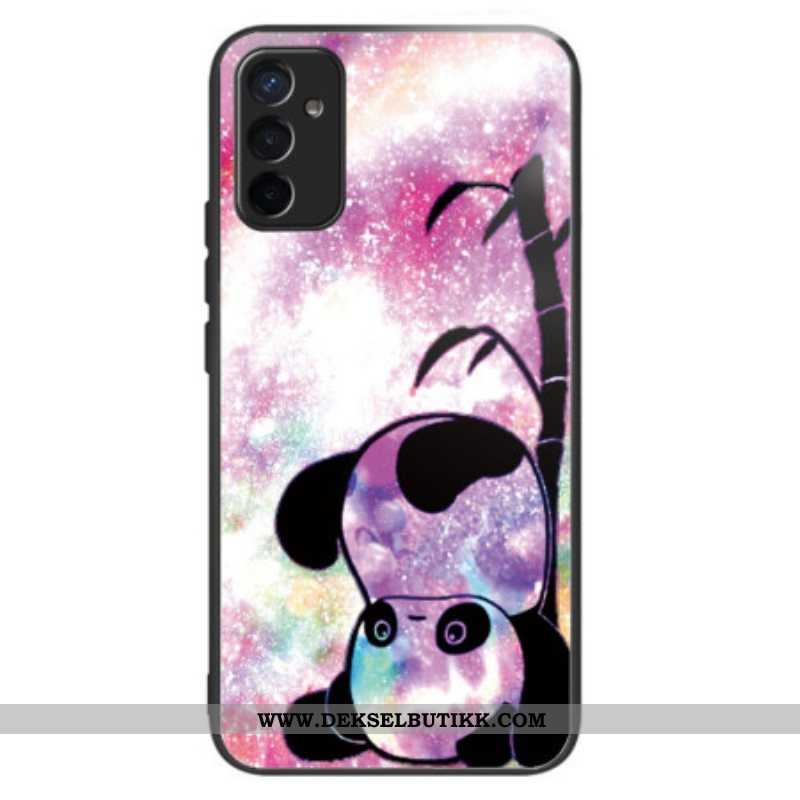 Deksel Til Samsung Galaxy M13 Panda Herdet Glass