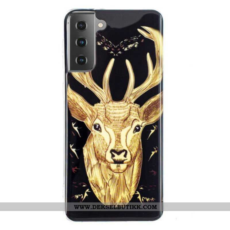 Deksel Til Samsung Galaxy S21 5G Fluorescerende Majestic Deer