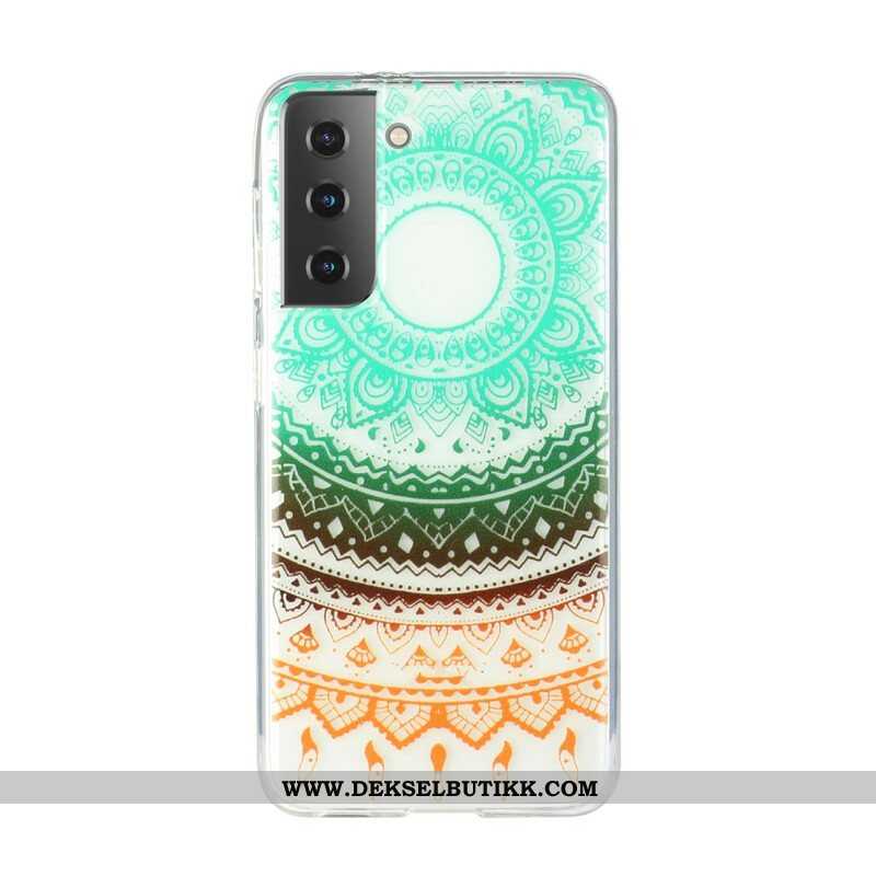 Deksel Til Samsung Galaxy S21 5G Sømløs Blomstermandala