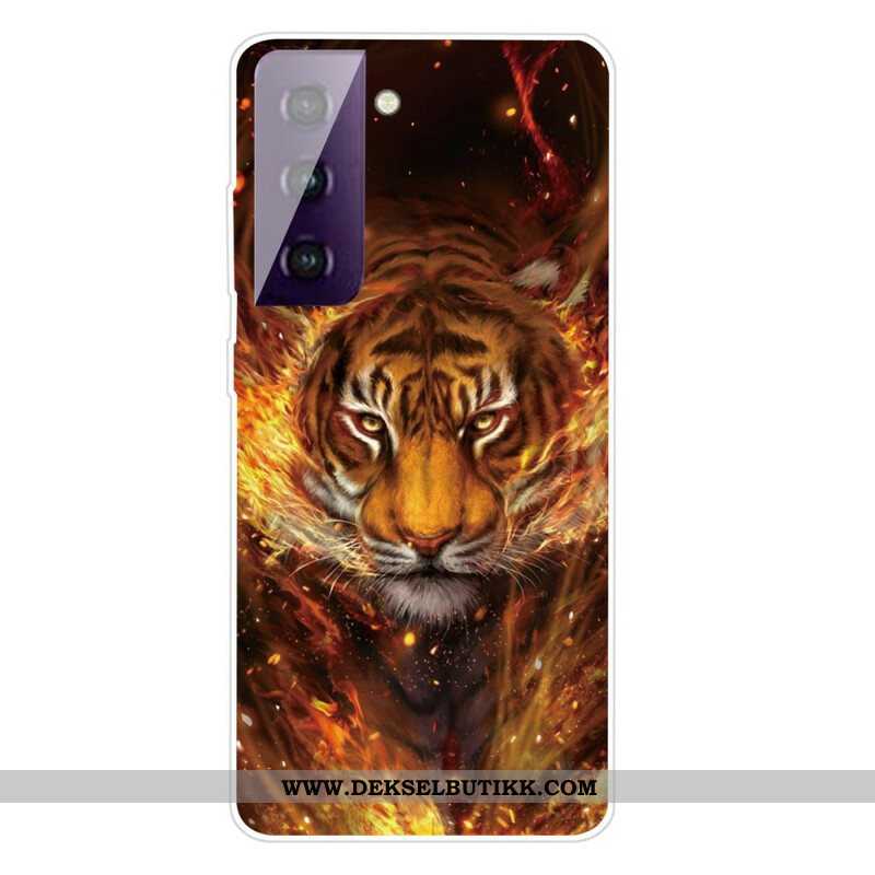 Deksel Til Samsung Galaxy S21 FE Fleksibel Tiger