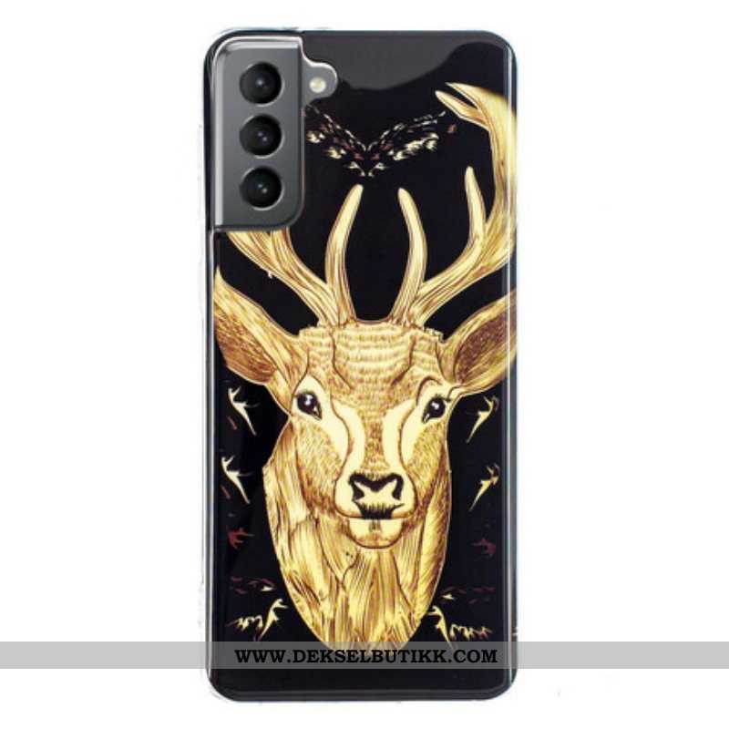 Deksel Til Samsung Galaxy S21 FE Fluorescerende Majestic Deer