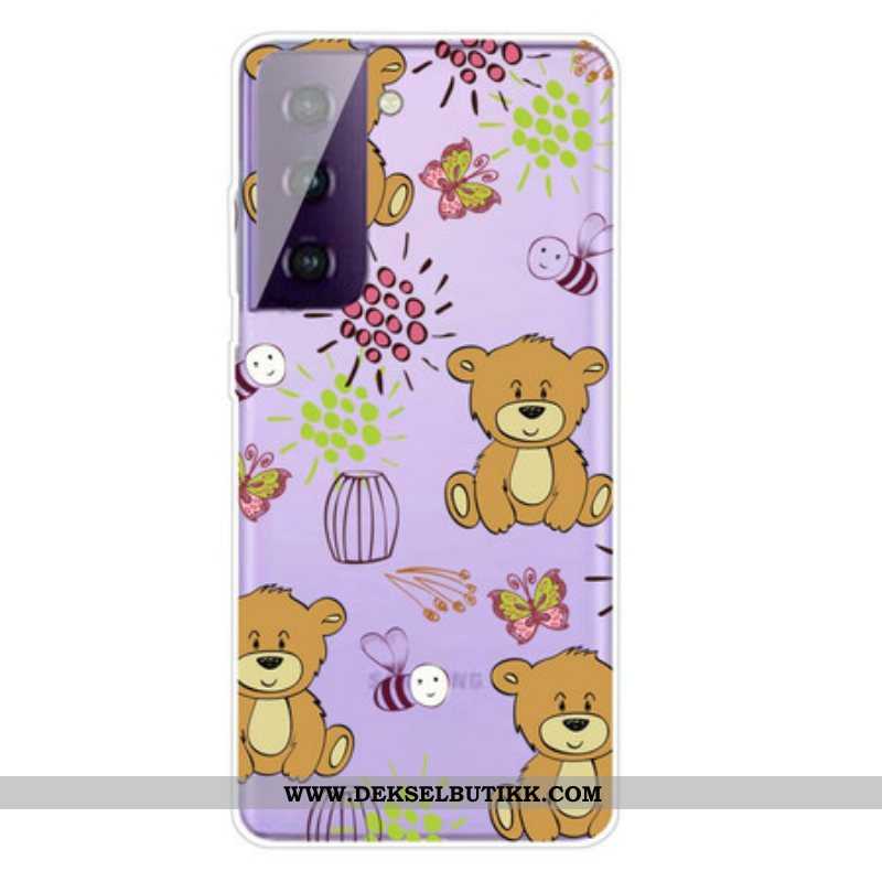 Deksel Til Samsung Galaxy S21 FE Teddy Bears Topp